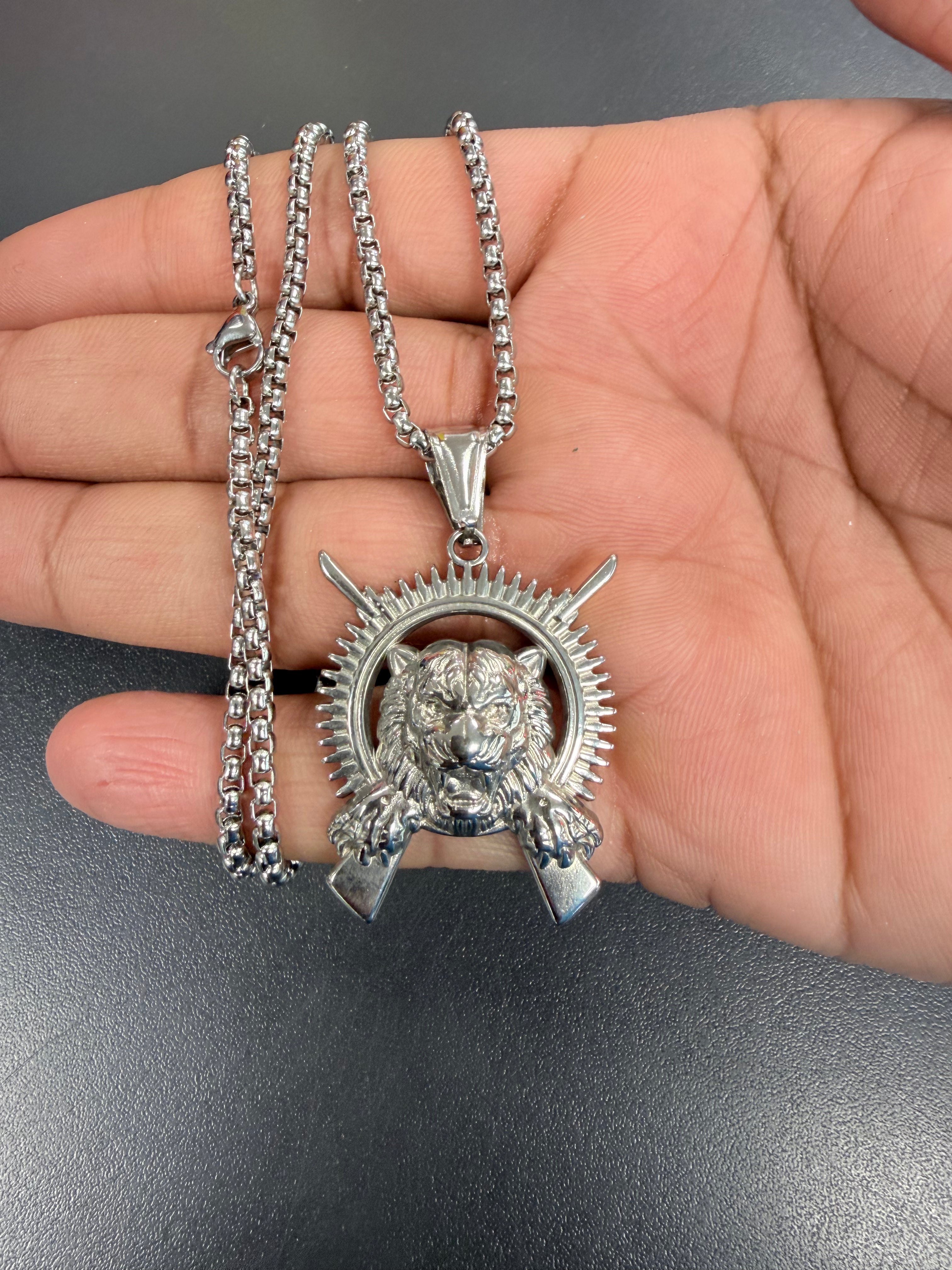 Puli kodi chain and pendant silver புலி சங்கிலி சில்வர்