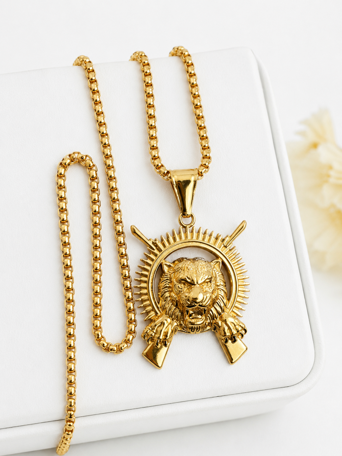 Puli kodi chain and pendant gold புலி சின்ன சங்கிலி தங்கம்