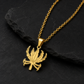Karthigai flower pendant and chain (Gloriosa lily)கார்த்திகை பூ சங்கிலி மற்றும் pendant