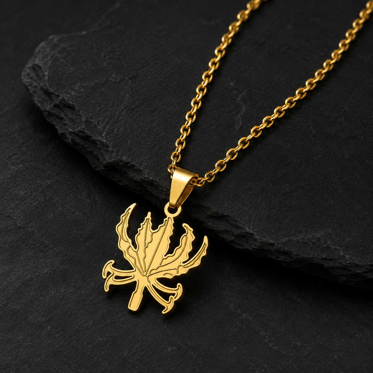 Karthigai flower pendant and chain (Gloriosa lily)கார்த்திகை பூ சங்கிலி மற்றும் pendant